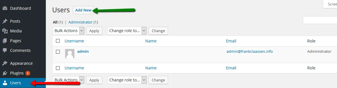 Wp - Dashboard_user